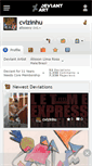 Mobile Screenshot of cvlzinhu.deviantart.com