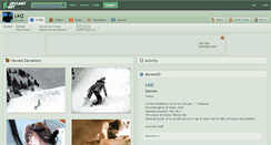 Desktop Screenshot of lkiz.deviantart.com