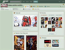 Tablet Screenshot of chaos-comics-world.deviantart.com