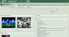 Desktop Screenshot of blackdevilx.deviantart.com