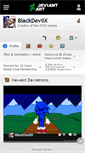 Mobile Screenshot of blackdevilx.deviantart.com