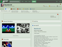 Tablet Screenshot of blackdevilx.deviantart.com