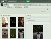 Tablet Screenshot of jakebea.deviantart.com