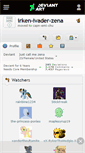 Mobile Screenshot of irken-ivader-zena.deviantart.com