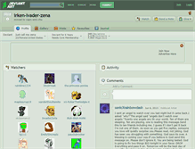 Tablet Screenshot of irken-ivader-zena.deviantart.com