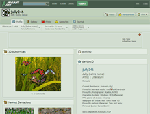 Tablet Screenshot of jully246.deviantart.com