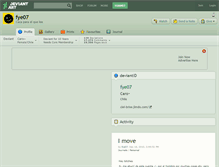 Tablet Screenshot of fye07.deviantart.com