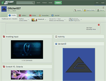 Tablet Screenshot of glitcher007.deviantart.com