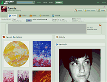 Tablet Screenshot of furonia.deviantart.com