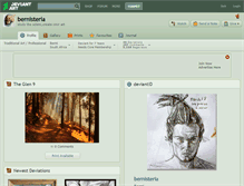 Tablet Screenshot of bernisteria.deviantart.com