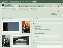 Tablet Screenshot of danielroth.deviantart.com
