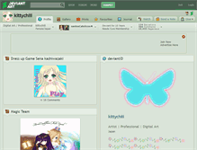 Tablet Screenshot of kittychiii.deviantart.com