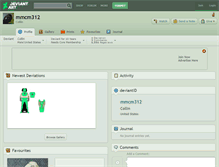 Tablet Screenshot of mmcm312.deviantart.com