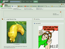 Tablet Screenshot of dillo.deviantart.com