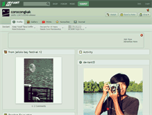 Tablet Screenshot of corocongkak.deviantart.com
