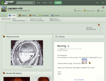 Tablet Screenshot of cupcake-wish.deviantart.com