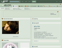 Tablet Screenshot of gela-chan.deviantart.com