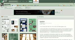 Desktop Screenshot of cat101495.deviantart.com