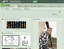Tablet Screenshot of mekhtu.deviantart.com
