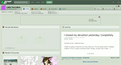 Desktop Screenshot of lady-succubus.deviantart.com