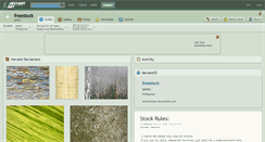 Desktop Screenshot of freestock.deviantart.com