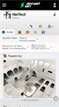 Mobile Screenshot of nerfect.deviantart.com