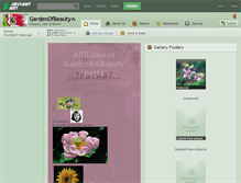 Tablet Screenshot of gardenofbeauty.deviantart.com