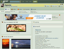 Tablet Screenshot of disgracian.deviantart.com