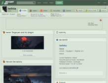 Tablet Screenshot of iselinka.deviantart.com