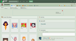 Desktop Screenshot of chocotini.deviantart.com