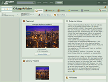 Tablet Screenshot of chicago-artists.deviantart.com