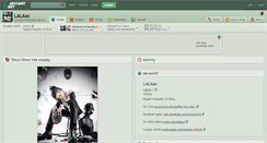 Desktop Screenshot of lalaax.deviantart.com