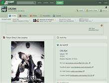 Tablet Screenshot of lalaax.deviantart.com