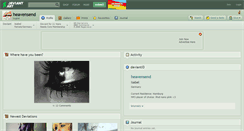 Desktop Screenshot of heavensend.deviantart.com