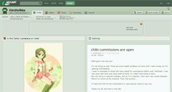 Desktop Screenshot of horoholikka.deviantart.com