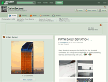 Tablet Screenshot of carlosbecerra.deviantart.com