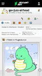 Mobile Screenshot of gawjuss-airhead.deviantart.com