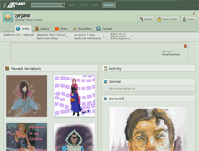 Tablet Screenshot of cyrjano.deviantart.com