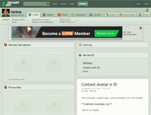 Tablet Screenshot of iarena.deviantart.com