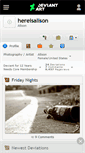 Mobile Screenshot of hereisalison.deviantart.com