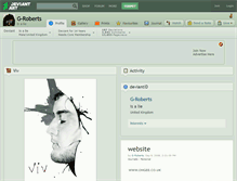 Tablet Screenshot of g-roberts.deviantart.com