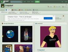 Tablet Screenshot of creepyland.deviantart.com