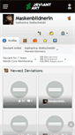 Mobile Screenshot of maskenbildnerin.deviantart.com