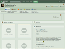 Tablet Screenshot of maskenbildnerin.deviantart.com