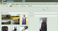 Desktop Screenshot of citreum.deviantart.com