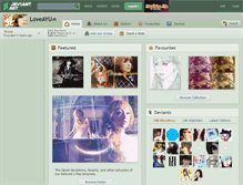 Tablet Screenshot of loveayu.deviantart.com