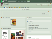 Tablet Screenshot of china-doll.deviantart.com
