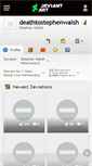 Mobile Screenshot of deathtostephenwalsh.deviantart.com