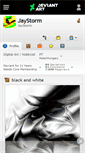 Mobile Screenshot of jaystorm.deviantart.com