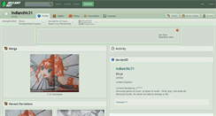 Desktop Screenshot of indianchic31.deviantart.com